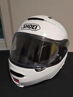 Shoei Neotec II Systeemhelm wit, Motoren, Kleding | Motorhelmen, Ophalen of Verzenden, XXL, Systeemhelm, Shoei