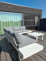Prachtige, witte loungeset met kussens, Tuin en Terras, Tuinsets en Loungesets, Ophalen, Loungeset