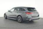 Mercedes-Benz C 300 e Break AMG Line + LEDER + PANORAMISCH D, Auto's, Mercedes-Benz, Automaat, Achterwielaandrijving, Gebruikt