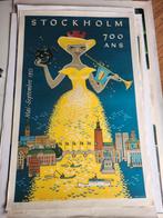 Stockholm 700 Ans - Curt Blixt, Verzamelen, Posters, Ophalen of Verzenden, Zo goed als nieuw