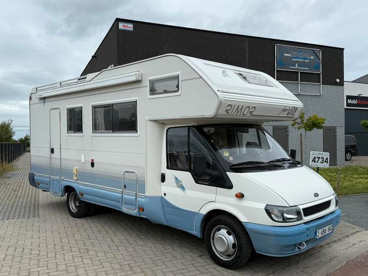 Ford Transit 2.4td Rimor 678. Bj 2001  mobilhome, Caravans en Kamperen, Mobilhomes, Bedrijf, tot en met 6, Ford, Ford, Diesel