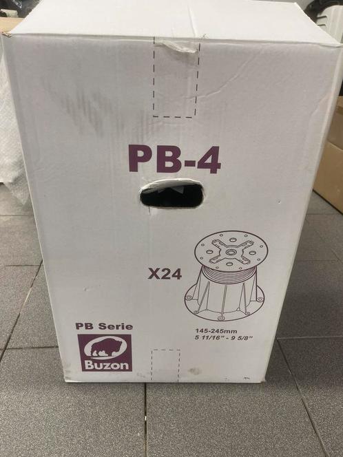 BUZON 25X PLOTS DE TERRASSE  PB4=145-245mm avec amortisseurs, Doe-het-zelf en Bouw, Tegels, Nieuw, Vloertegels, Overige materialen