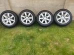 4 alu velgen R16 met winterbanden BMW 1, Ophalen, Gebruikt, 16 inch, Banden en Velgen