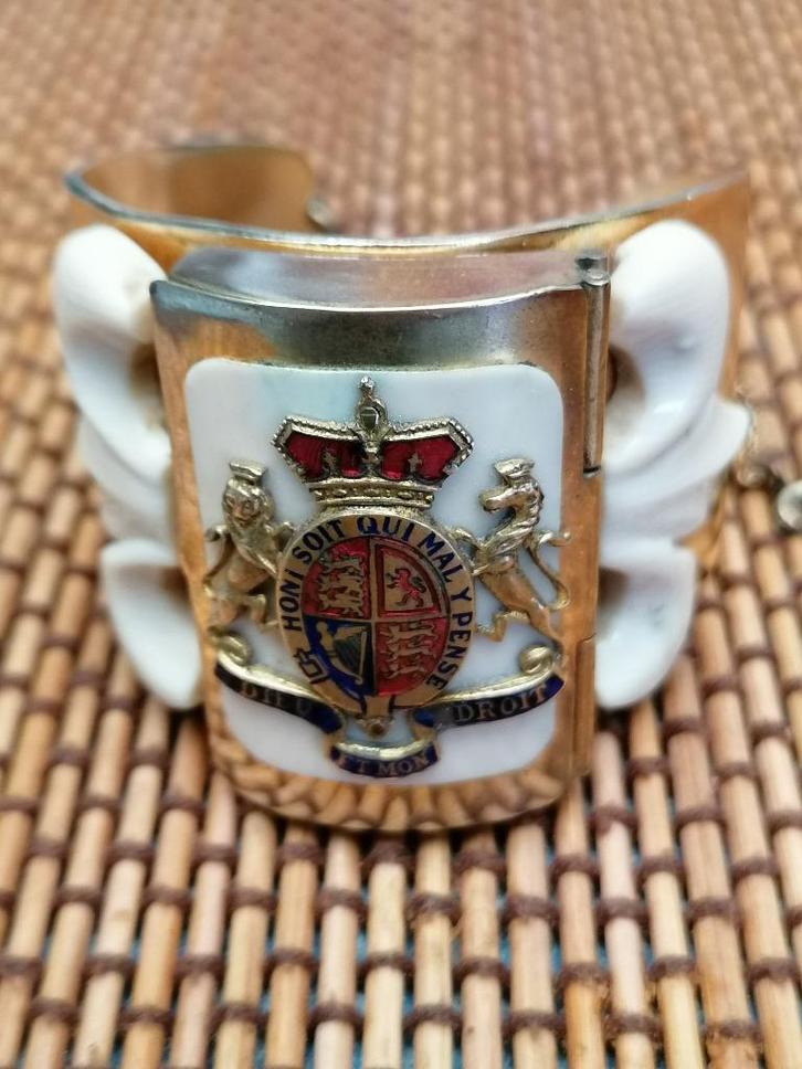 Albert Flamand armband /poeder doos ART DECO Fladium, Antiek en Kunst, Curiosa en Brocante, Ophalen of Verzenden