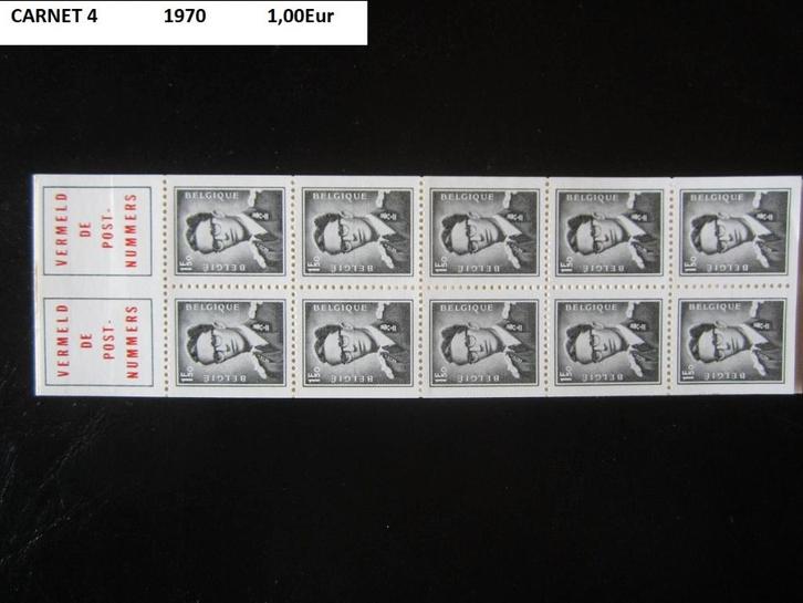 Timbres Belgique - Carnets neufs - Prix sur les photos, Postzegels en Munten, Postzegels | Europa | België, Postfris, Frankeerzegel