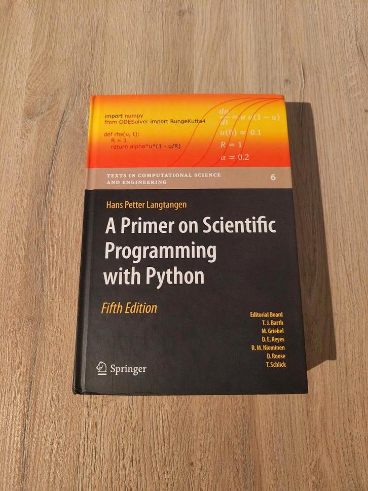 Primer on Scientific Programming with Python, Boeken, Informatica en Computer, Zo goed als nieuw, Programmeertaal of Theorie, Ophalen