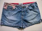 🇺🇸 vintage short jeans girl Tommy Hilfiger M flag pocket, Kleding | Dames, Spijkerbroeken en Jeans, Overige jeansmaten, Gedragen