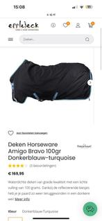Horseware Amigo 100gr deken, Dieren en Toebehoren, Ophalen of Verzenden, Zo goed als nieuw, Deken