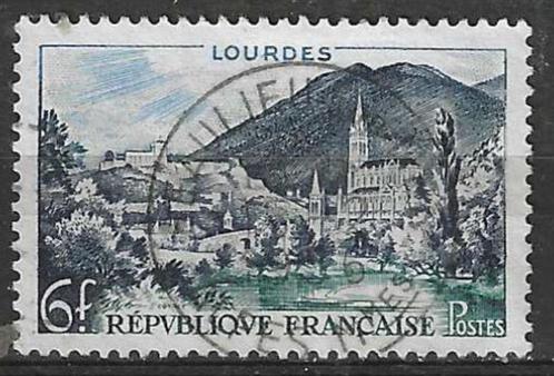Frankrijk 1958 - Yvert 1150 - Lourdes (ST), Timbres & Monnaies, Timbres | Europe | France, Affranchi, Envoi
