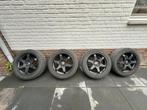 Jr3 velgen 5x100 met banden 17 inch, 17 inch, Banden en Velgen, Ophalen of Verzenden, Zomerbanden