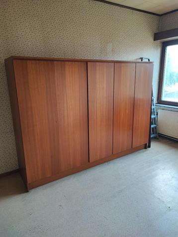 Vintage Scandinavische garderobe uit de late jaren 60, begin