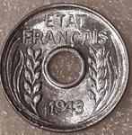 FRANS INDOCHINA: 1 CENT 1943 KM 26 BRILLIANT UNC, Postzegels en Munten, Munten | Azië, Oost-Azië, Ophalen of Verzenden, Losse munt
