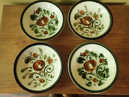 4 pasta / soep / diepe borden Boch delta Argenteuil, Antiek en Kunst, Antiek | Servies los, Ophalen of Verzenden