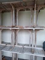 terras tafels teak, Tuin en Terras, Ophalen, Gebruikt, Vierkant, Teakhout