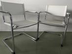 Buisframe design stoel WIT, Wit, Nieuw, Ophalen of Verzenden, Metaal