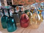 Lot gekleurde glazen, Maison & Meubles, Cuisine | Vaisselle, Enlèvement