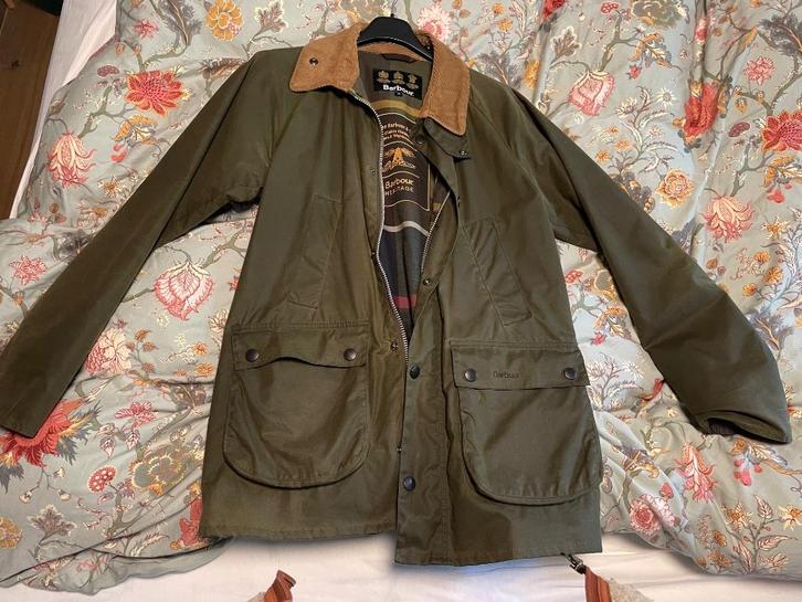 Barbour Bedale Heritage, Kleding | Heren, Truien en Vesten, Gedragen, Maat 48/50 (M), Groen, Ophalen of Verzenden
