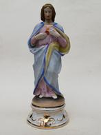 Figure en porcelaine - Jésus Christ - Belgique ou France, Antiquités & Art, Enlèvement ou Envoi