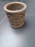 Theelichthouder voor binnen of buiten, Enlèvement, Utilisé, Brun