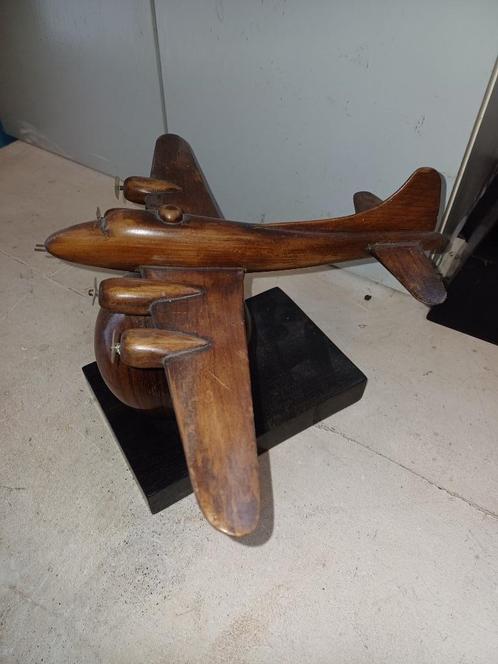 Deco 1950 kostbare houten vliegtuigbuis, Antiek en Kunst, Antiek | Overige Antiek, Ophalen of Verzenden