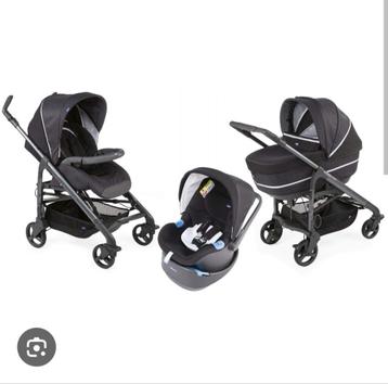 Poussette Chicco Triolove, Enfants & Bébés, Poussettes & Combinaisons, Autres marques, Poussette combi, Avec siège auto, Enlèvement