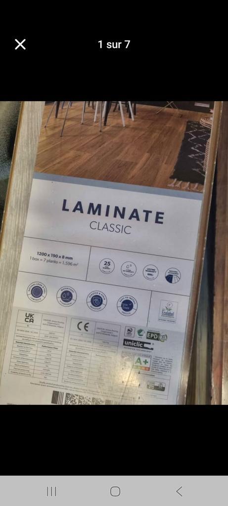 Quickstep laminaat 9,5m2 + ondervloer, Huis en Inrichting, Stoffering | Vloerbedekking, Zo goed als nieuw, Ophalen