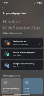 Ninebot G30, Fietsen en Brommers, Steps, Ophalen, Gebruikt, Elektrische step (E-scooter), Segway ninebot