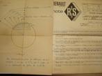 Renault 4CV 5CV Dauphine Frégate Document technique lot de 2, Envoi