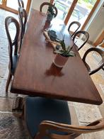 Eettafel met stoelen, Huis en Inrichting, Ophalen, Gebruikt, 200 cm of meer, 50 tot 100 cm