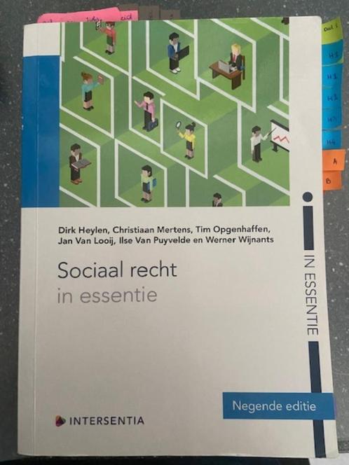 Boek: Sociaal recht in essentie, Livres, Livres d'étude & Cours, Utilisé, Enseignement supérieur professionnel, Enlèvement ou Envoi