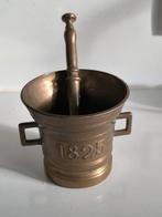 Zware bronzen/koperen vijzel, 1825, Enlèvement ou Envoi, Cuivre