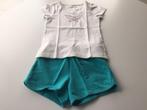 Short + shirt 122, Ophalen of Verzenden, Zo goed als nieuw, Meisje, Setje