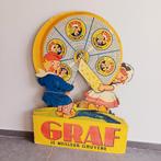 Zeer zeldzame kartonnen PLV GRAF Gruyère-kaas, Ophalen of Verzenden, Gebruikt, Verpakking