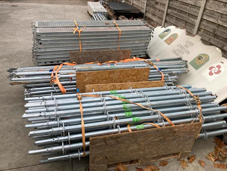 Rozet stelling, Doe-het-zelf en Bouw, Steigers, Gevelsteiger, 5 meter of hoger, Ophalen