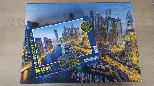 Puzzel Dubai van Clementoni 1000 stukjes volledig, Hobby & Loisirs créatifs, Sport cérébral & Puzzles, Comme neuf, Puzzle, 500 à 1500 pièces