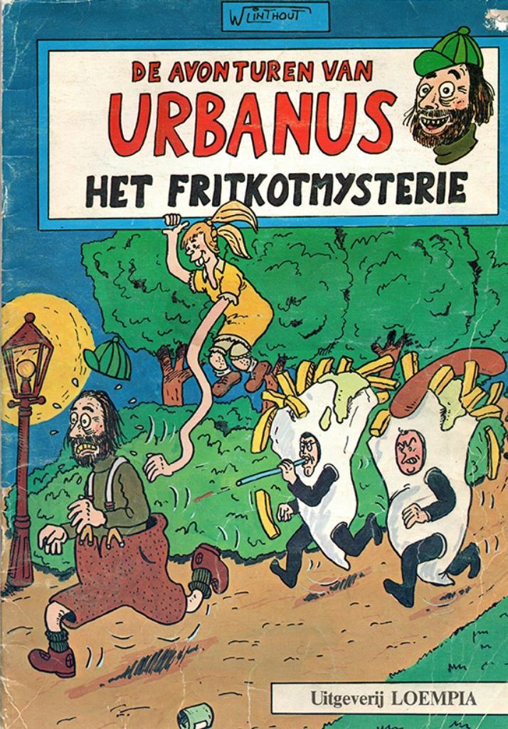Urbanus. Stripalbum 1: Het Fritkotmysterie. Eerste Druk., Boeken, Stripverhalen, Gelezen, Eén stripboek, Ophalen of Verzenden