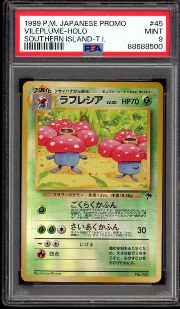 Vileplume Holo PSA 9 - #45 - Southern Islands 2001 beschikbaar voor biedingen