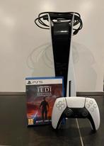 Playstation 5 disc edition met game, Games en Spelcomputers, Spelcomputers | Sony PlayStation 5, Ophalen, Zo goed als nieuw, Playstation 5