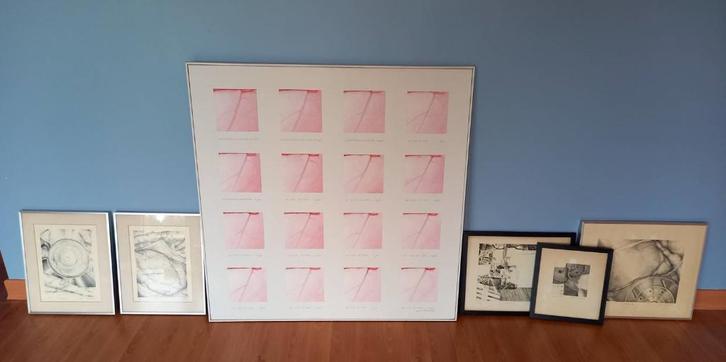 Werken van Jacques 't Kindt, Antiquités & Art, Art | Peinture | Abstraite, Enlèvement