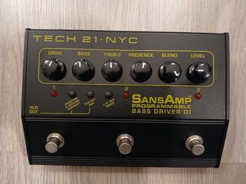 Tech 21 Sansamp Programmable Bass Driver DI  beschikbaar voor biedingen