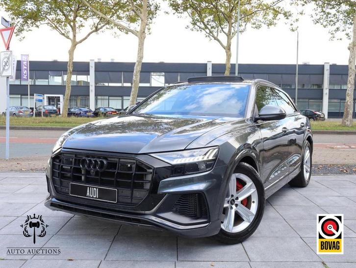 Audi Q8 55 TFSI e quattro S-Line 380PK | Pano | Leer | B&O |, Auto's, Audi, Bedrijf, Q8, 4x4, ABS, Adaptieve lichten, Adaptive Cruise Control