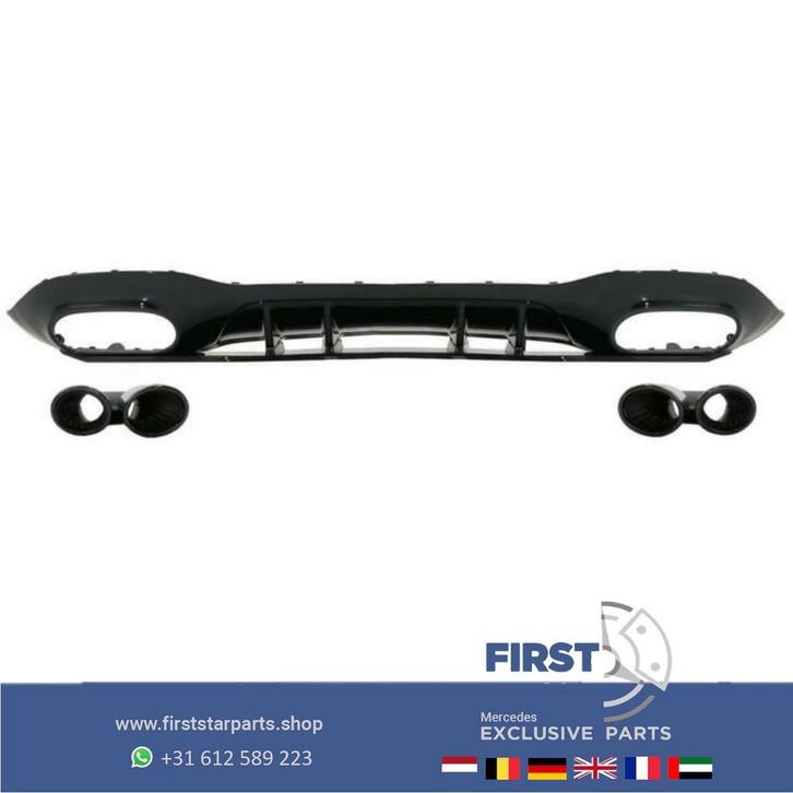 W177 A45 S AMG DIFFUSER + UITLAAT SIERSTUKKEN AERO PAKKET Me, Auto-onderdelen, Overige Auto-onderdelen, Mercedes-Benz, Gebruikt