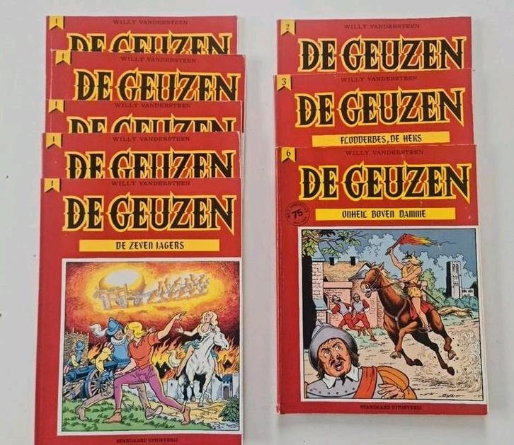 Strips de Geuzen / willy Van der Steen ( 4 stuks ), Livres, BD, Comme neuf, Enlèvement ou Envoi