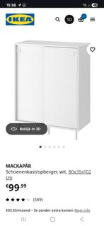 Ikea mackapar schoenenkast, Huis en Inrichting, Kasten | Kleerkasten, Ophalen, Gebruikt
