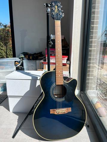 Semi-acoustische Takamine EG540C Black-Blue beschikbaar voor biedingen