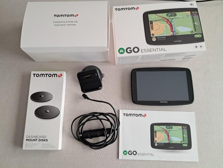 TOMTOM GO ESSENTIAL 6" GPS, Auto diversen, Autonavigatie, Zo goed als nieuw, Ophalen of Verzenden