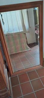 Antieke houten schouwspiegel, Antiek en Kunst, Ophalen