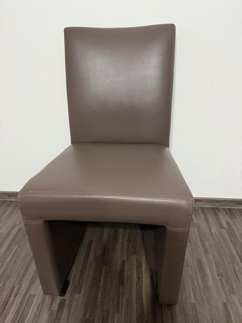 6 Eetkamerstoelen, Huis en Inrichting, Stoelen, Nieuw, Vijf, Zes of meer stoelen, Leer, Bruin, Ophalen