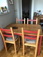 Gratis tafel en stoelen, Ophalen, Gebruikt, 50 tot 100 cm, 100 tot 150 cm