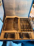 Complete antieke zilveren bestekkoffer, Antiek en Kunst, Ophalen of Verzenden